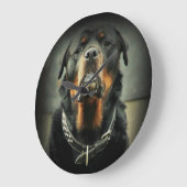 将軍 ラージ壁時計 (傾斜)