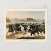 将軍、復元されたヴィンテージ1864内戦 ポストカード (正面)