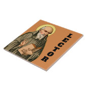 尊き説教者としてのベド(P 008) タイル (側面)