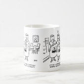 尊厳を欠く営業キャンペーン コーヒーマグカップ (中央)