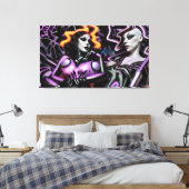 尊厳を秘めて キャンバスプリント (インサイチュ (寝室))