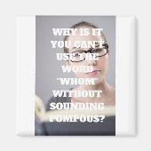 尊大おもしろいな マグネット (正面)