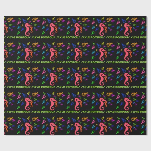 尊大なスタイル ラッピングペーパー (フラット)