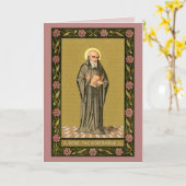 尊大なビーデの説教(P 008) カード (黄色い花)