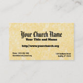 尊大なビーデの説教(P 008) 名刺 (裏面)