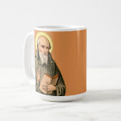 尊大なビーデの説教(P 008;祈りの言葉) コーヒーマグカップ (正面左)