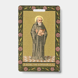 尊大なビーデの説教(P 008;祈りの言葉) バッジ