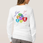 尊大なファッション Tシャツ (裏面)