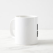 尊敬されないマグカップ コーヒーマグカップ (正面左)