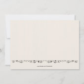 尊敬されるサクラメント宗教招待状(ピンク) 招待状 (裏面)