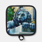 尊敬される猫 鍋敷き (正面)