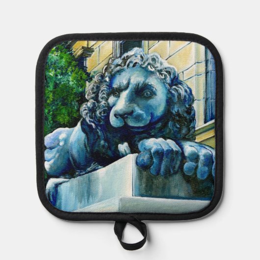 尊敬される猫 鍋敷き (正面)