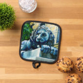 尊敬される猫 鍋敷き (トップダウン)