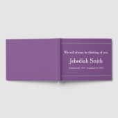 尊敬すべき、保守的な悔やみや弔慰ゲストブック ゲストブック (全面)