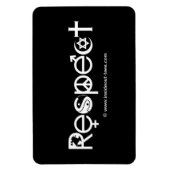 尊敬と共存 – 平和の優しさ&寛容 マグネット (縦)