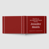 尊敬と基本のメモリアルのゲストブック ゲストブック (全面)