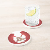 尊敬の念を表すアートプリント コースター (側面)