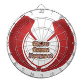 尊敬の念を表すアートプリント ダーツボード (正面)