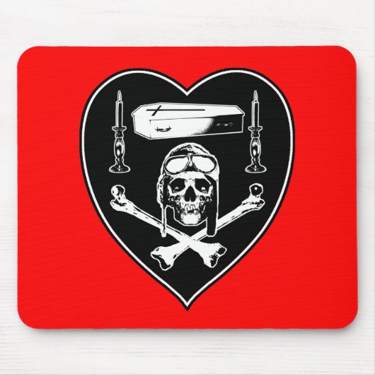 尊敬のà Nungesser マウスパッド (正面)