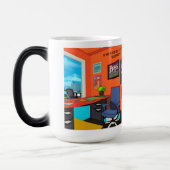 尊敬ユーモアのある：の祝ボスのユーモア モーフィングマグカップ (左)