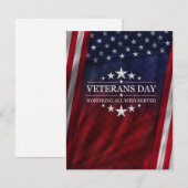 尊敬那些曾經服役的人 招待状 (正面/裏面)