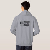 尊重フード付きスウェットシャツ パーカ (裏面フル)