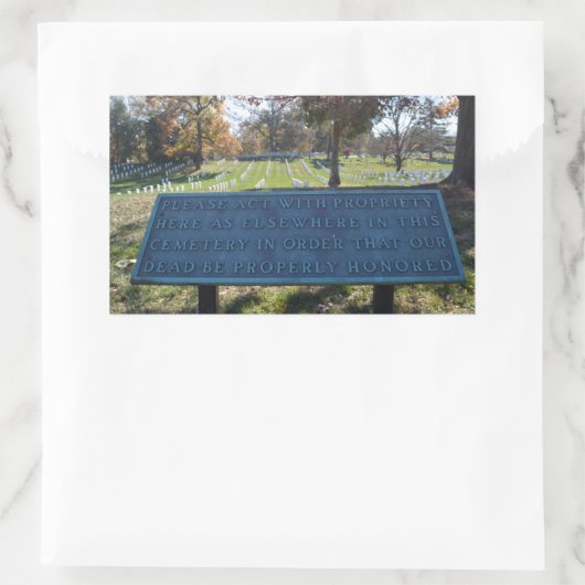 尊重記号 長方形シール (バッグ)