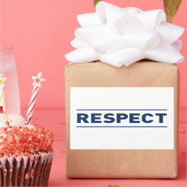 尊重 長方形シール