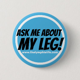 "尋ねて下さい私の足について私に!" Circlularボタン 缶バッジ