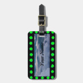 導かれたおよび空カバーデザイン ラゲッジタグ (正面縦)