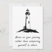 導きの光 – 自分の道に集中して 招待状 (裏面)