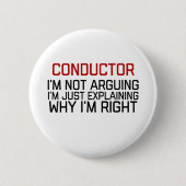 導体 缶バッジ (正面)