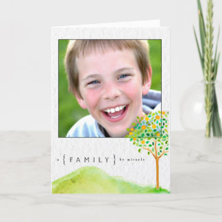 導入のお知ら絵を描せの水色ツリー 案内状