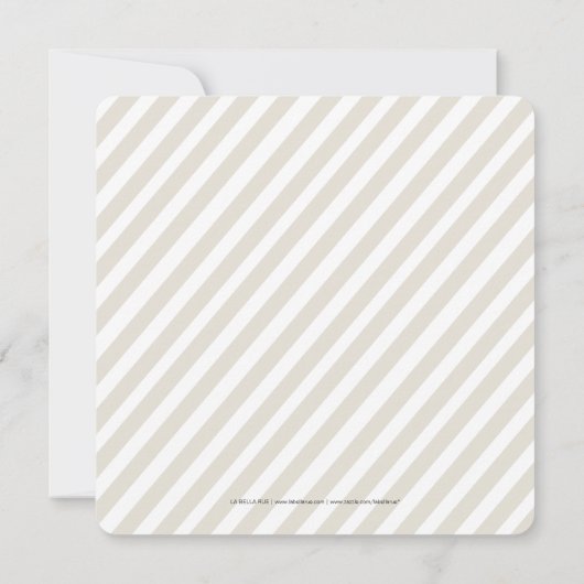 導入生まれたばかりの |ベビー発表 案内状 (裏面)