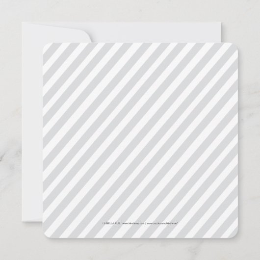 導入生まれたばかりの |ベビー発表 案内状 (裏面)