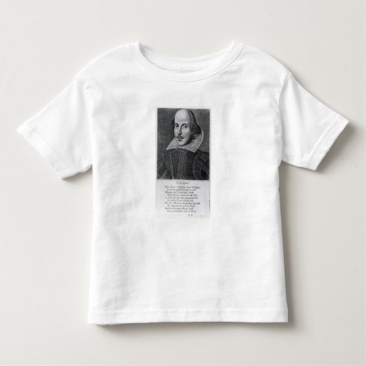 導入、「ウィリアムShakespeares氏 トドラーTシャツ (正面)