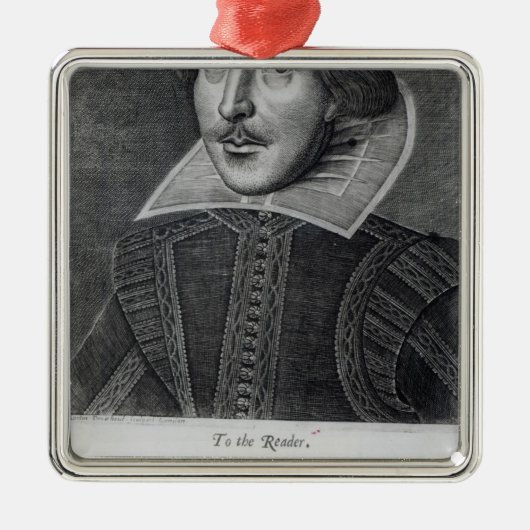 導入、「ウィリアムShakespeares氏 メタルオーナメント (正面)