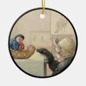 小おもしろいさい男 セラミックオーナメント (正面)