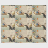 小おもしろいさい男 ラッピングペーパー (フラット)