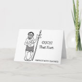 小おもしろい仲間誕生日カード カード (裏面)