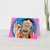 小おもしろい仲間誕生日カード カード (正面)