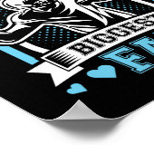 小おもしろい弟最大ファンフットボール ポスター (角)