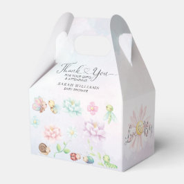 小お洒落さな愛の虫の虹 フェイバーボックス