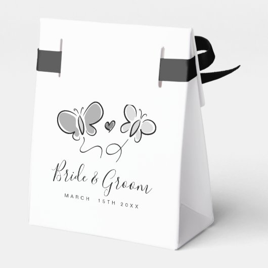 小お洒落弓の結婚式の引き出物 フェイバーボックス (裏面サイド)