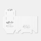 小お洒落弓の結婚式の引き出物 フェイバーボックス (折り畳みなし)