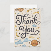 小お洒落道 サンキューカード (正面/裏面)