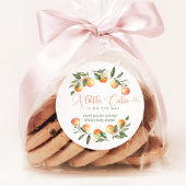 小かわいこちゃんの赤ちゃん感謝していシャワーあなた ラウンドシール