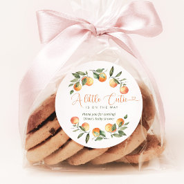 小かわいこちゃんの赤ちゃん感謝していシャワーあなた ラウンドシール