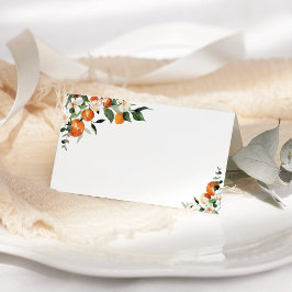 小かわいこちゃんオレンジ プレイスカード