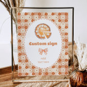 小かわいこちゃん円誕生日編集可能カスタム ポスター